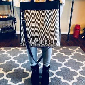 Gianni Bini Black booties & Kelsi Dagger bag